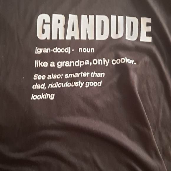 "Grandude" Mens Cotton Tee. XXXL - Picture 4 of 4